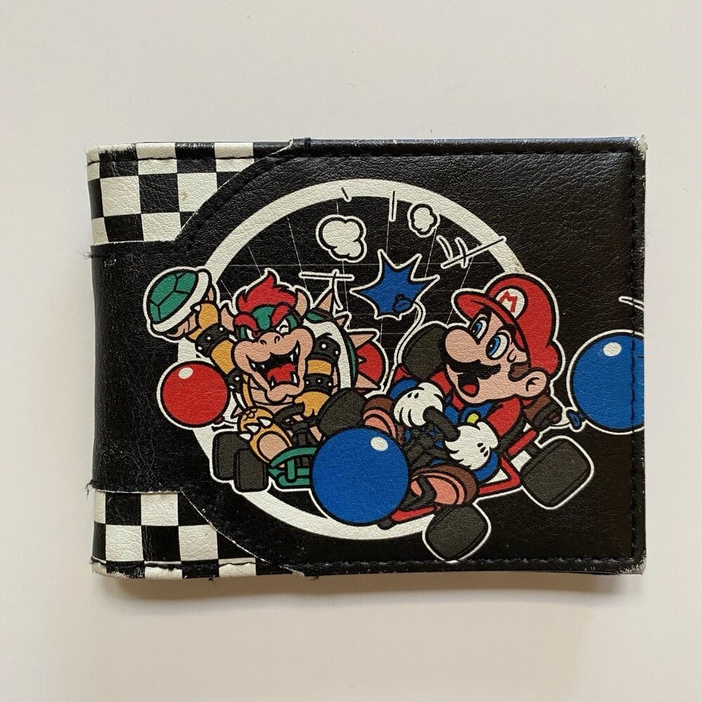 Mario Kart Battle Mode Wallet Bowser And Mario 2019 Rare